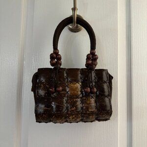 Brown Mini Purse EUC